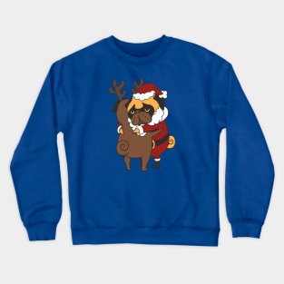 Pug Hugs Christmas Crewneck Sweatshirt